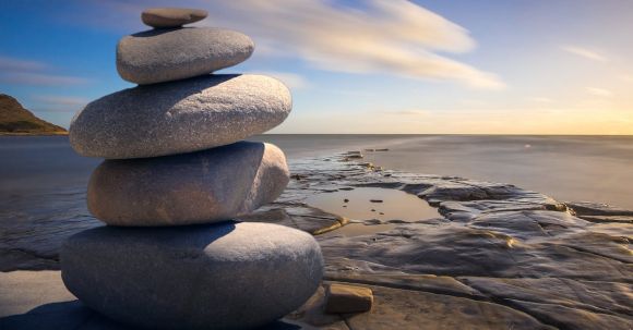 Spiritual Retreats - Stacked of Stones Outdoors